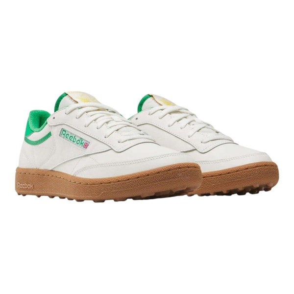 Reebok Men's Club C Spikeless Golf Shoes Chalk/Green Review