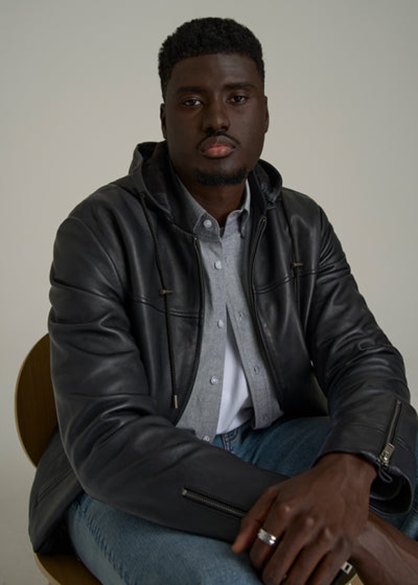 American Tall Genuine Leather Hooded Bomber Review