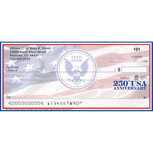 Bradford Exchange Checks America's 250th Anniversary Personal Checks Reviews
