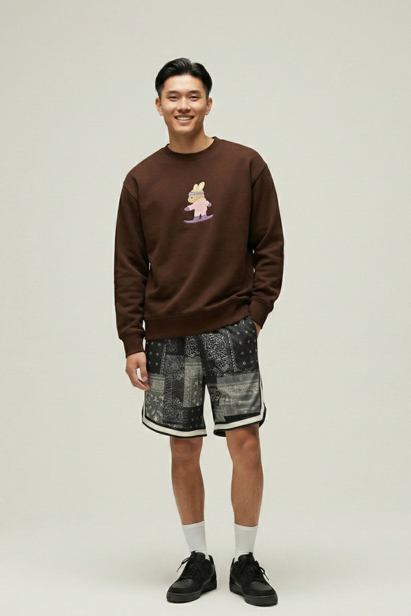 Amoo Men's Snowboard Bunny Crewneck Review