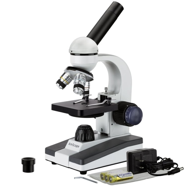 AmScope Review: AmScope M150C 40X-1000X Portable LED Monocular Student Microscope Reviews