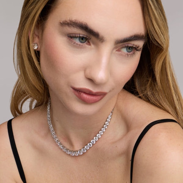 Anayah Jewellery Basheera - American Diamond Necklace Set Review