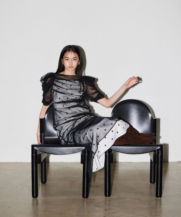 AnDressd Dot Layered Dress レビュー
