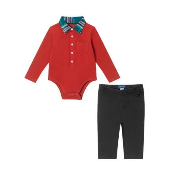 Andy & Evan Infant 2-Piece Polo Shirtzie Set Reviews