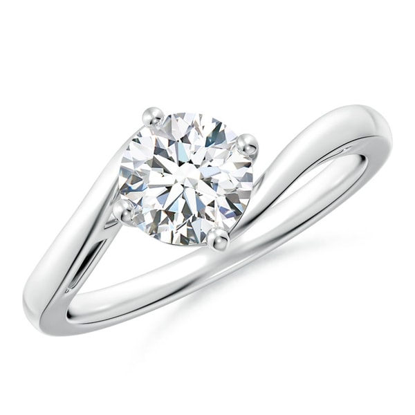 Angara Lab-Grown Classic Round Diamond Solitaire Bypass Ring Review