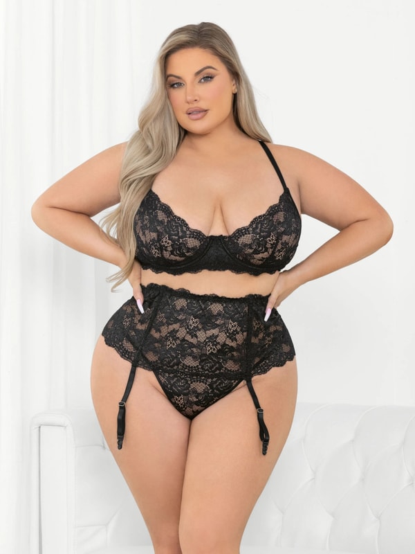 Angelique Lingerie Floral Lace Bra and Panty Set Review
