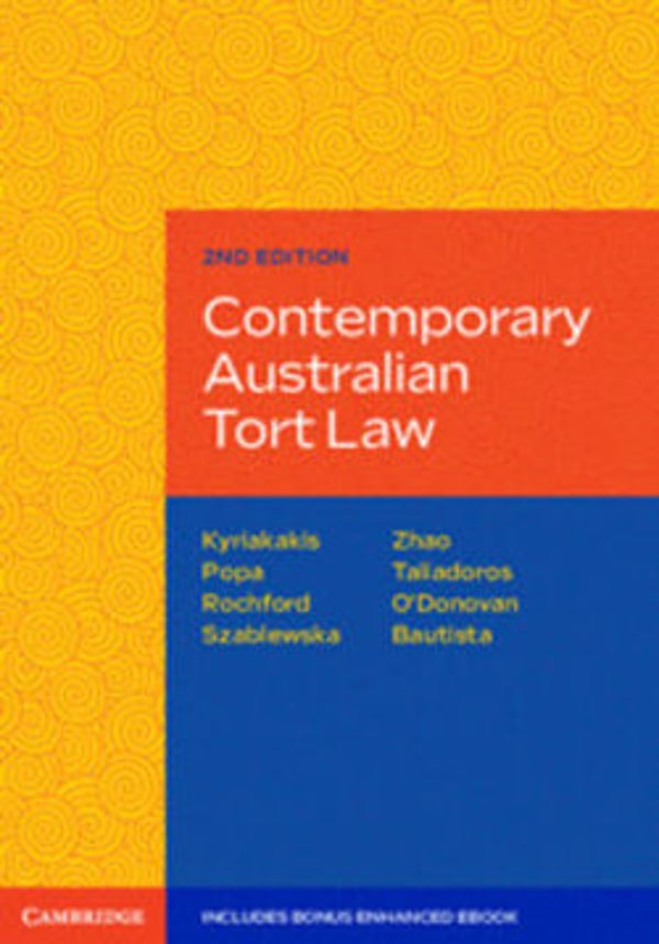 Angus & Robertson Contemporary Australian Tort Law review