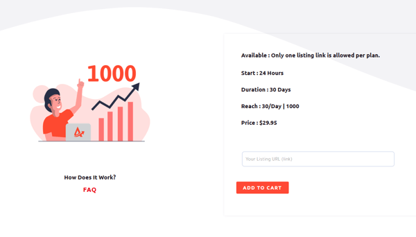 AnyListingSEO 1000 Views for 1 Month Review
