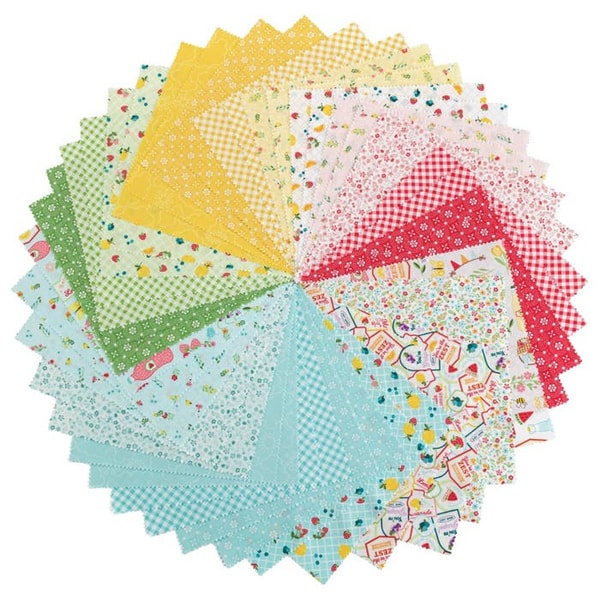 Annie's Attic Sippin' on Sunshine 10" Square Fabric Pack 42 Count Review