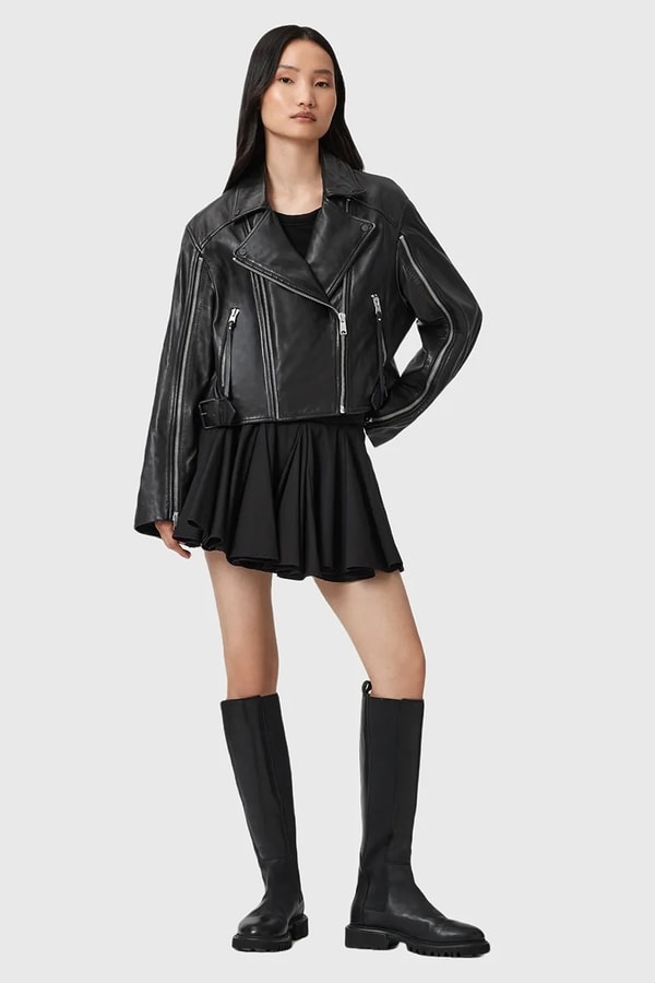 ANSWEAR AllSaints bőrdzseki &eacute;rt&eacute;kel&eacute;s