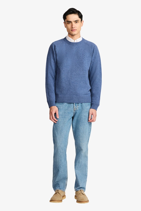 Anthony Squires Harlan Mid Blue Wool L/S Raglan Review