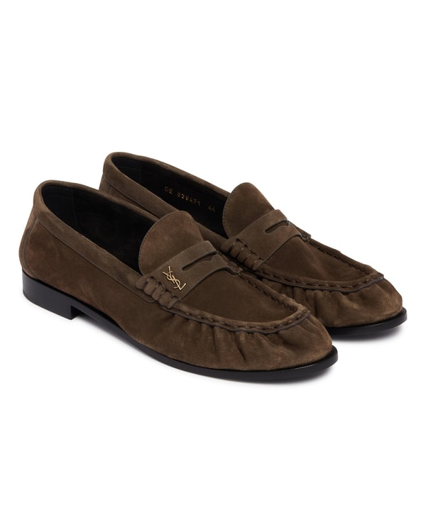 Antonia Milano SAINT LAURENT Mocassini Le Loafer In Suede Marroni Recensione