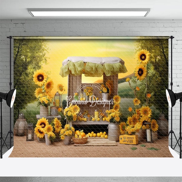 Aperturee Grassland Trees Sunflowers Backdrop Review
