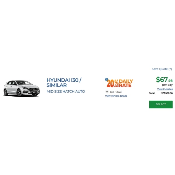 Apex Car Rentals Hyundai i30 Review
