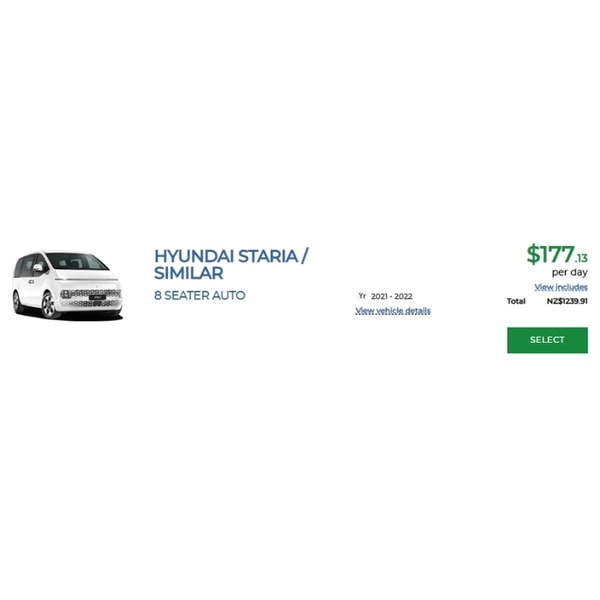 Apex Car Rentals Hyundai Staria Review