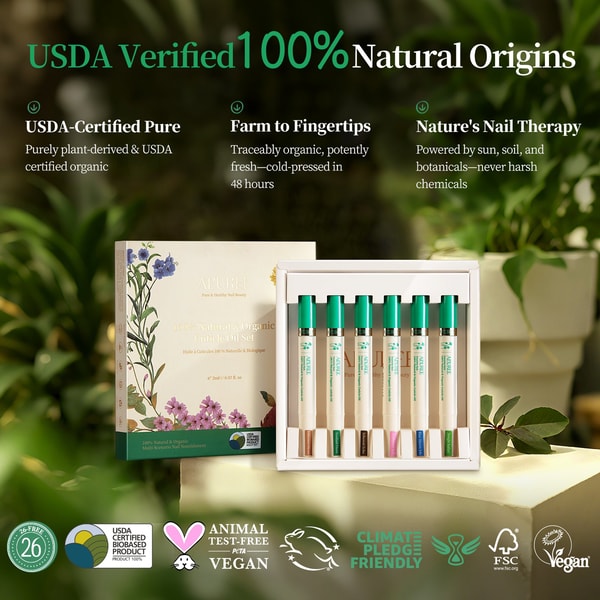 Apuree USDA Organic Cuticle Oil Set Review