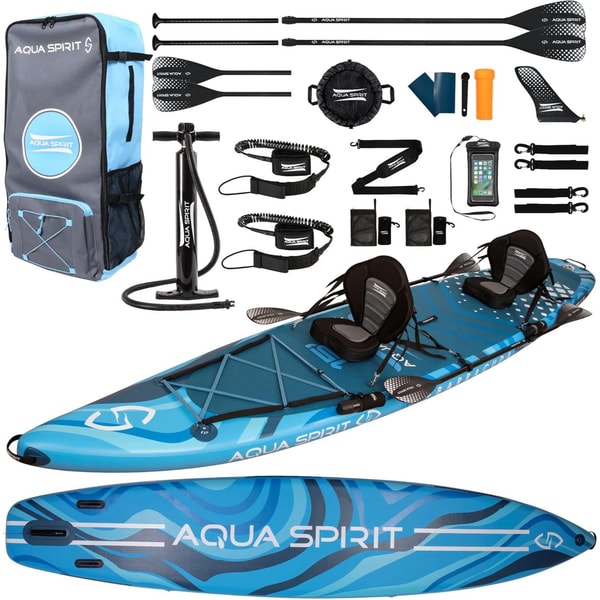 Aqua Spirit iSUPs Barracuda 15' 2-Person SUP/Kayak Bewertung