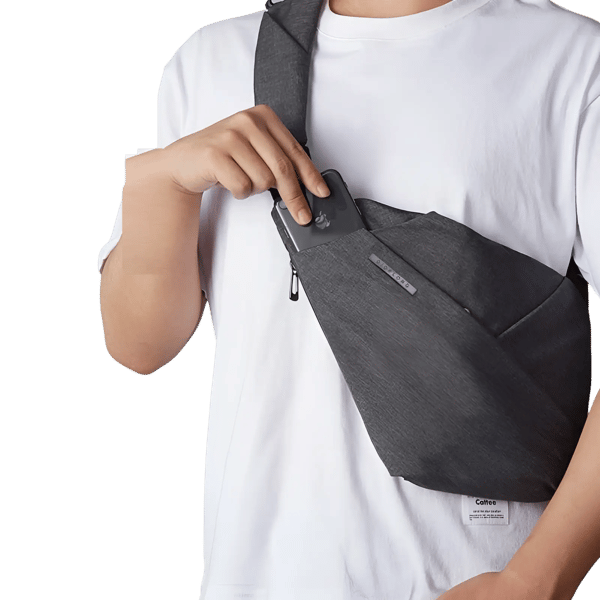 ARBA Global Anti-theft Minimalist Crossbody Business Chest Bag Dark Gray Right Shoulder Reviews