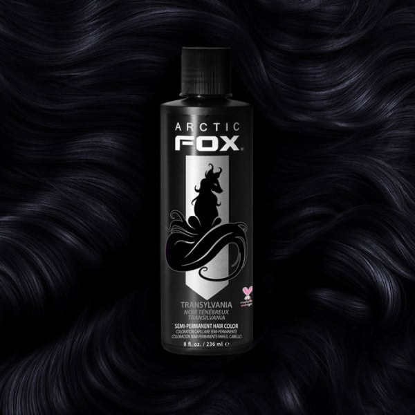 Arctic Fox Hair Dye Transylvania Review: Black Hair Dye Color