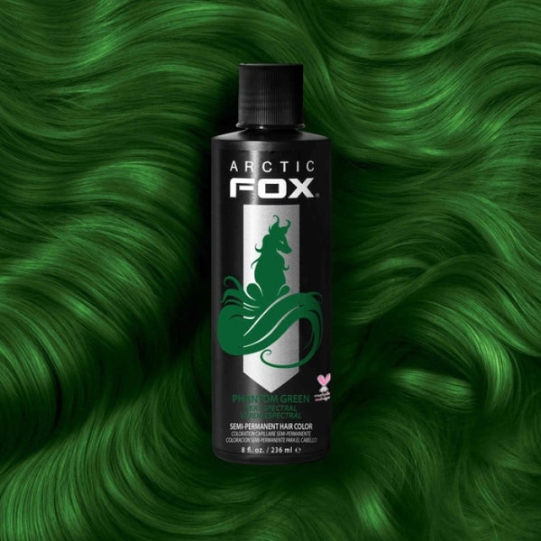 Arctic Fox Phantom Green Reviews: Forest Dark Green Hair Dye Color
