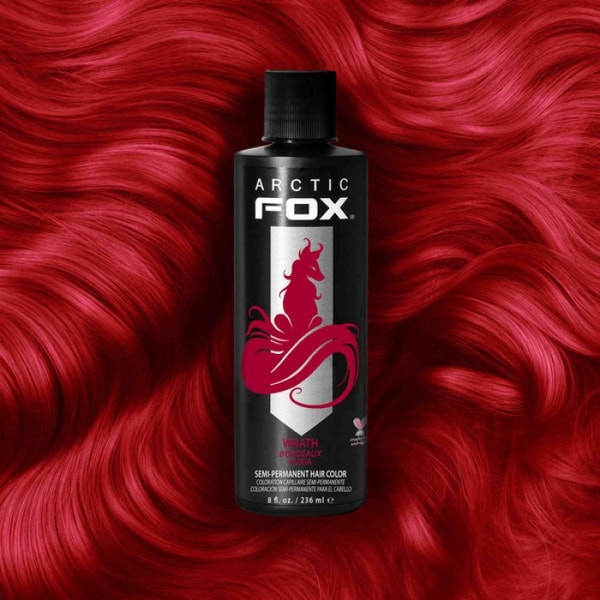 Arctic Fox Wrath Review: Cherry Red Hair Dye Color