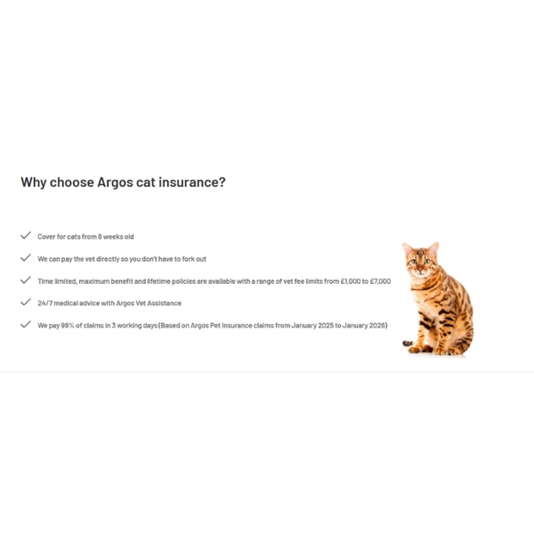 Argos Pet Insurance Cat Insurance Review