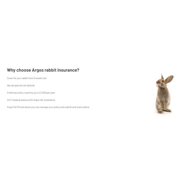 Argos Pet Insurance Rabbit Insurance Review