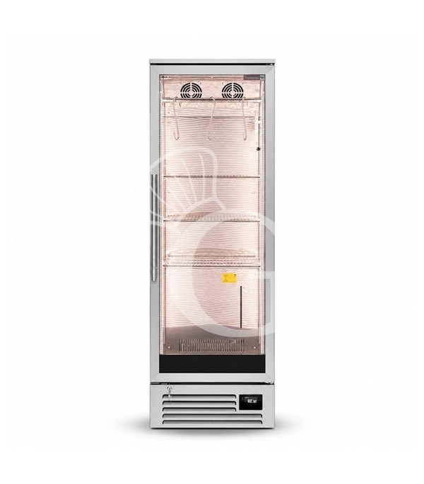Gastrodomus Armadio Refrigerato Professionale per Frollatura Carne +2&deg;C / +10&deg;C con Porta in Vetro - 270 Lt Recensione