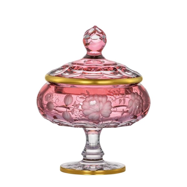 Arnstadt Kristall Dose Primerose Gold rosalin Bewertung