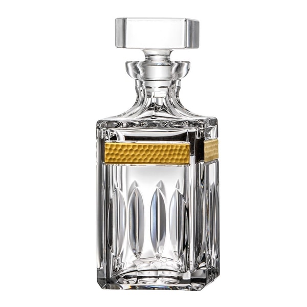 Arnstadt Kristall Whiskykaraffe Kristall Bloom Gold clear Bewertung