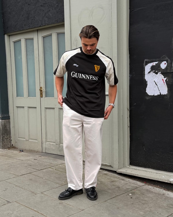 ART OF Guinness Oversized Panelled Tee Review