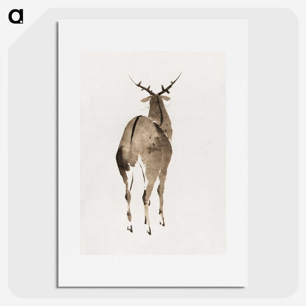 artgraph Deer - Katsushika Hokusai Poster レビュー