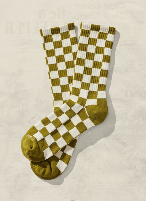 Ascot + Hart Checkerboard Crew Socks Review