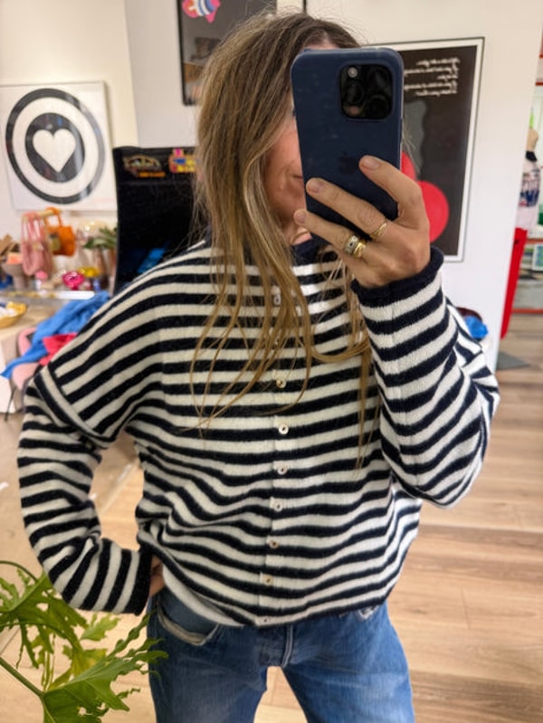 Ascot + Hart Leighton Striped Cardigan Review