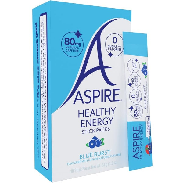 Aspire Drinks Blue Burst Energy Powder Sticks Review
