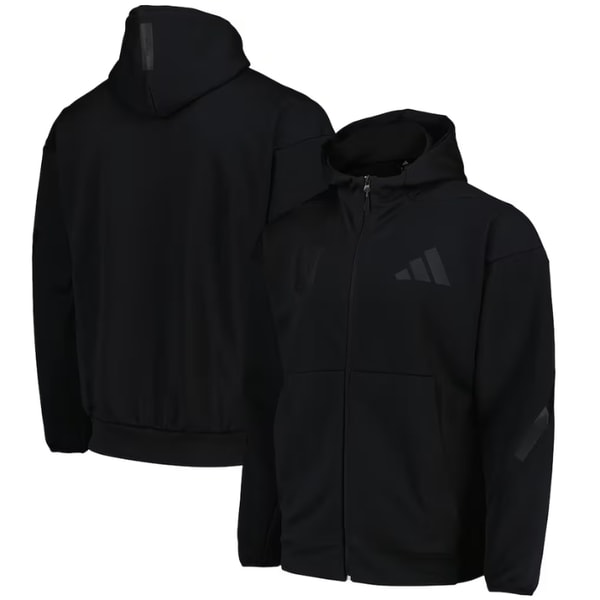 Aston Villa adidas Travel Z.N.E Full Zip Hoodie - Black Review