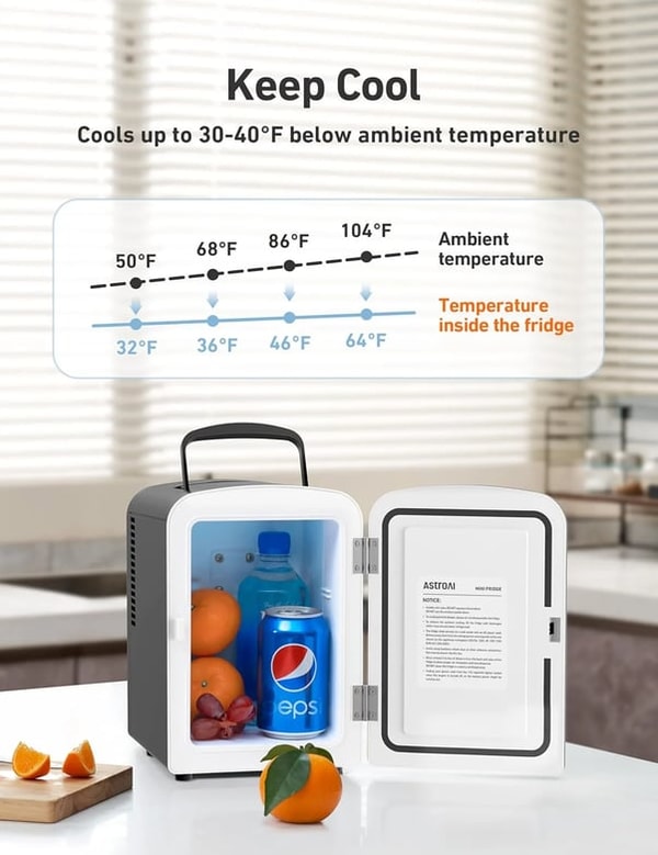 AstroAI Black Mini Fridge Review