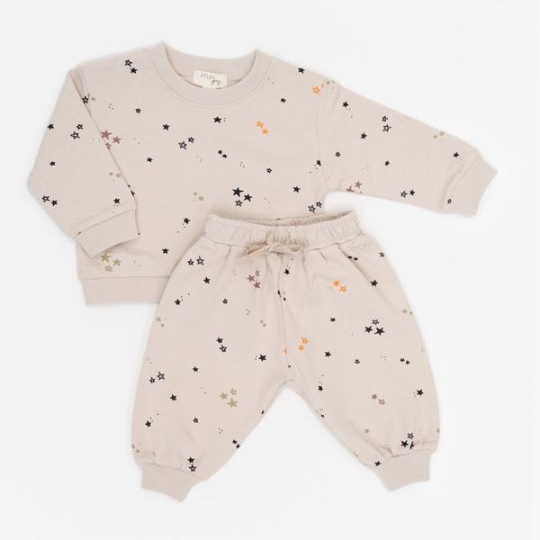 Atlas Grey Stardust Organic Sweat Set Review