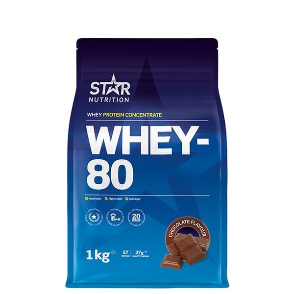 Atletbutiken Whey-80 Vassleprotein Recension