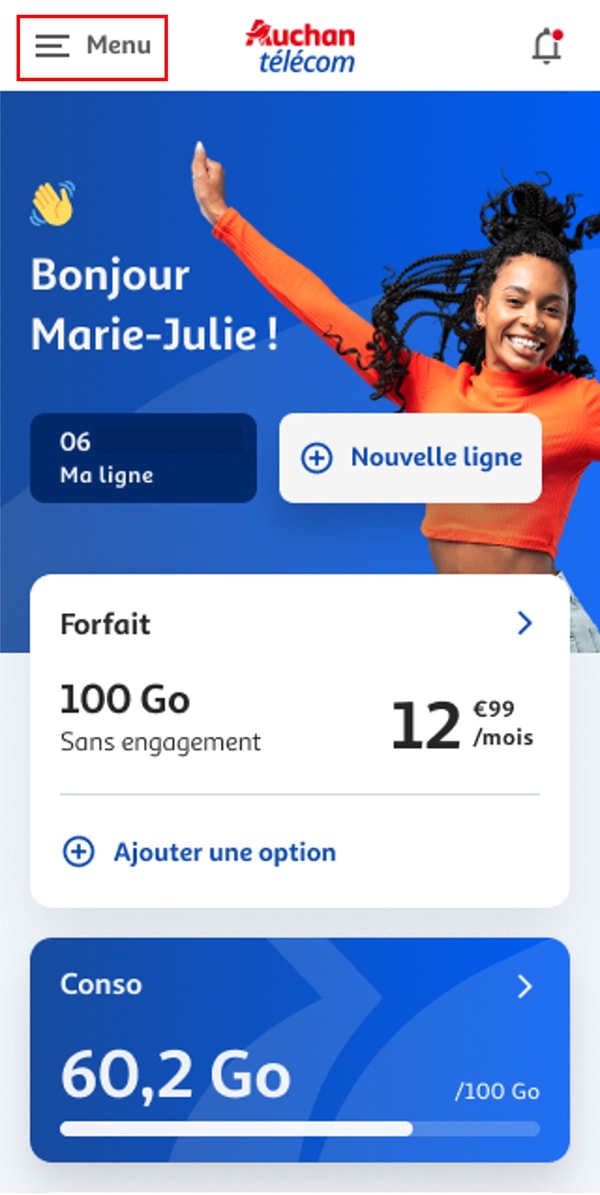 Auchan Telecom 100 Go 5G Sans Engagement Avis