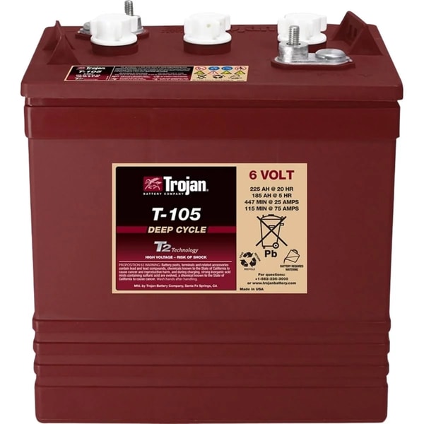 Trojan T-105 6V DC Versorgungsbatterie Bewertung