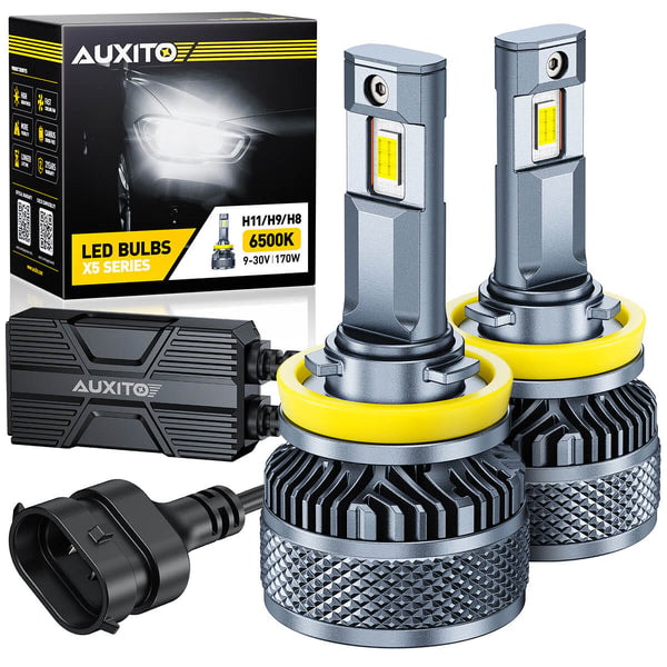 auxito X5 Series H11/H8/H9 LED Headlight Bulbs Review