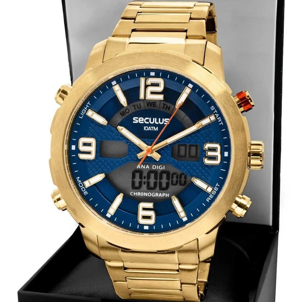 Eclock Rel&oacute;gio Seculus Masculino Chronograph 77216GPSVDA2 Avalia&ccedil;&atilde;o