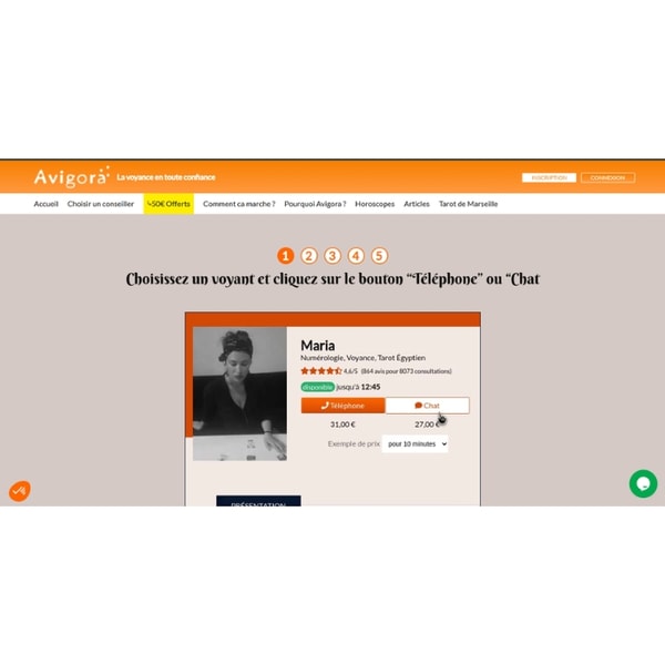 Avigora Fonctionnement des Consultations