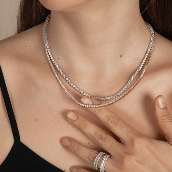 AVIR New York Classic 4 Prong Lab Grown Diamond Tennis Necklace Review