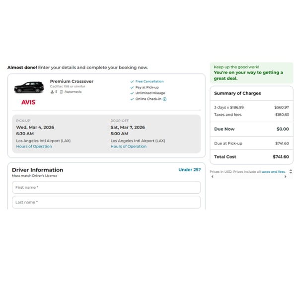 Airport Rental Cars Avis Rental Cars Review
