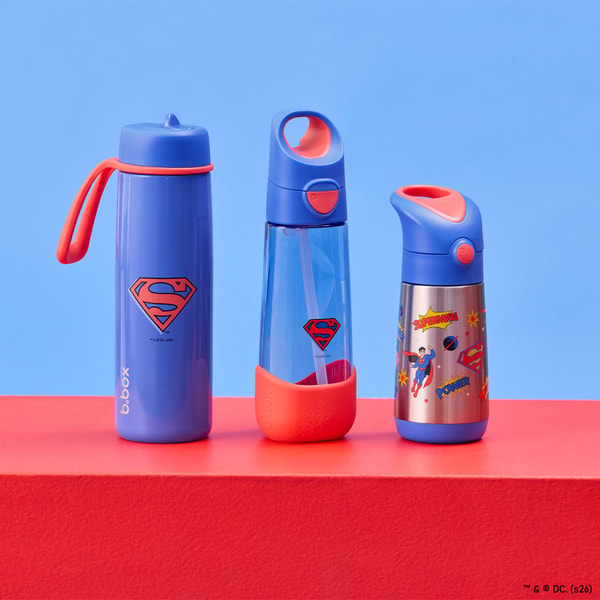 b.box Superman by b.box - 23oz insulated water bottle with flip top Review