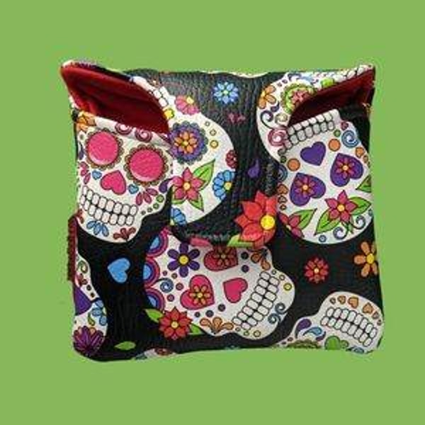 Babouche! Golf Black Sugar Skull Mallet Putter Cover Review