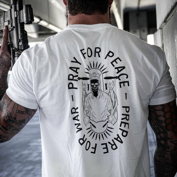 Badflag Pray For Peace. Prepare For War. Men's T-Shirt Review
