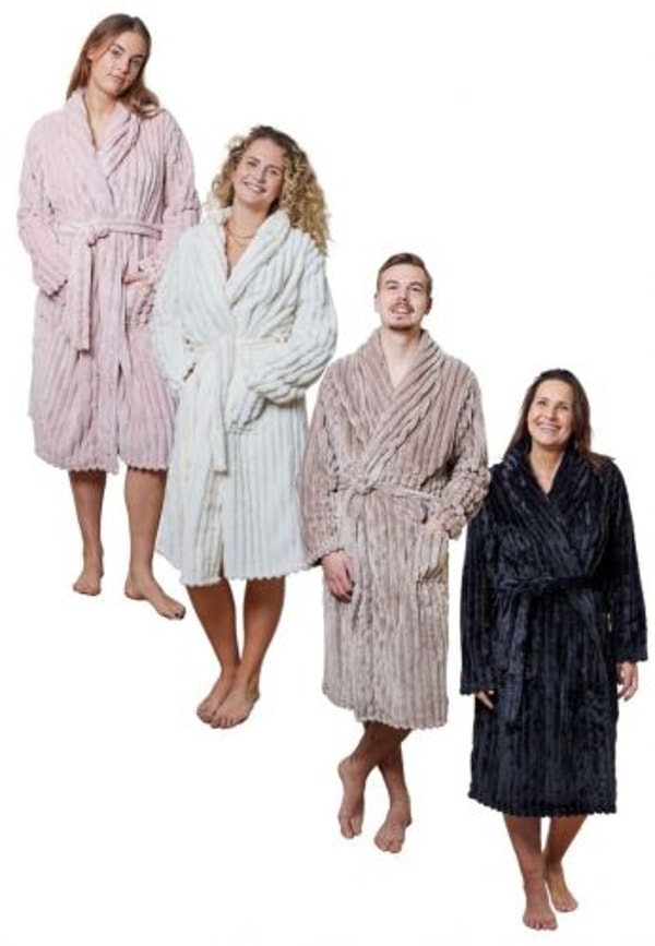 Badjas Ribcord badjas fleece Beoordeling